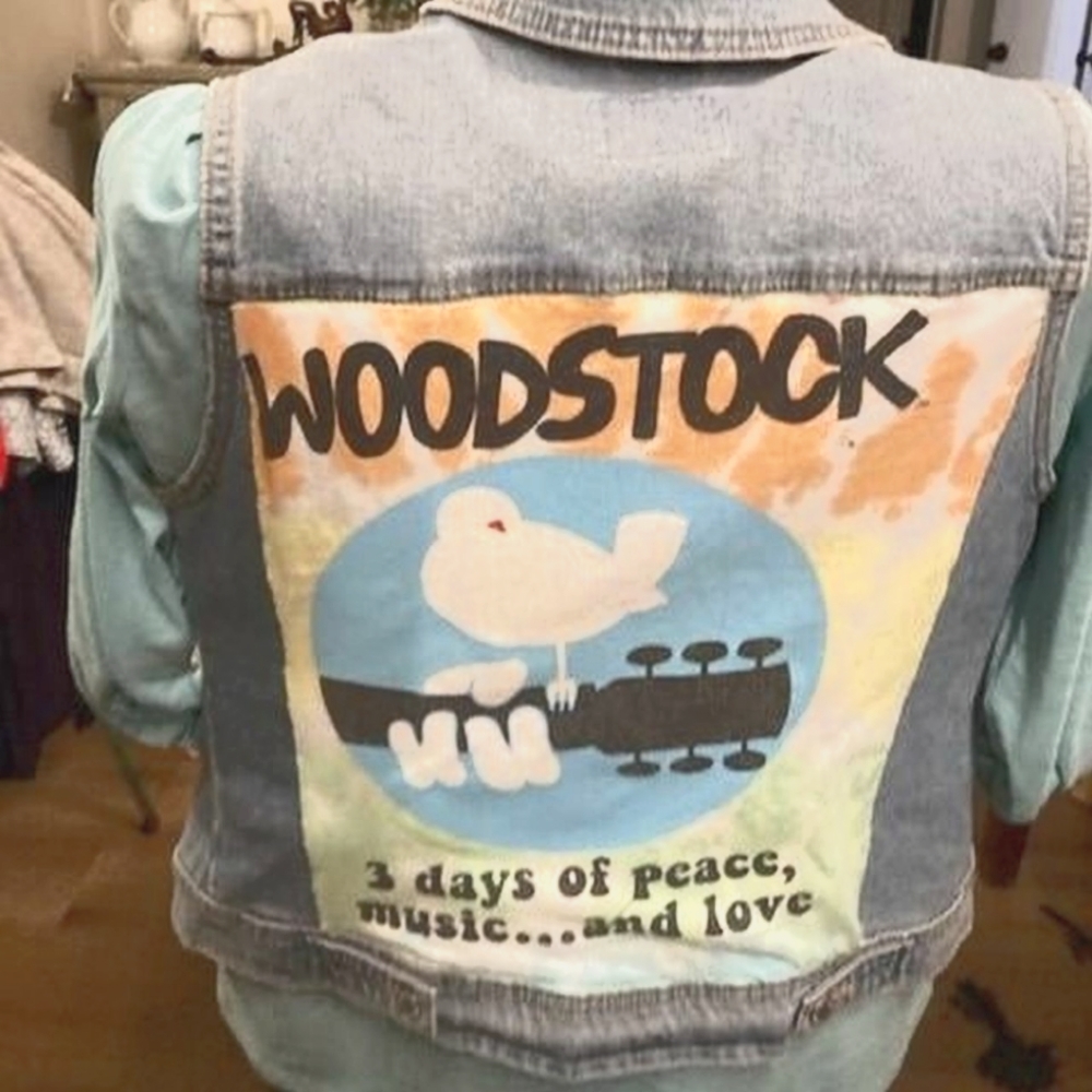 Woodstock denim vest